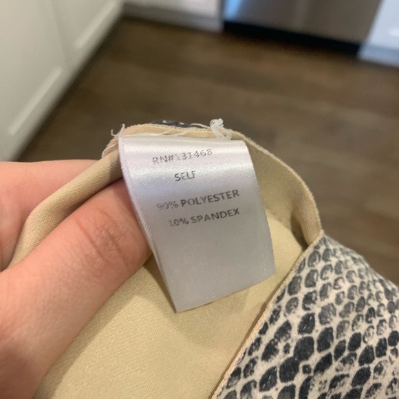 FATE by LFD Snake Print Sueded Moto Jacket S - Picture 4 of 5